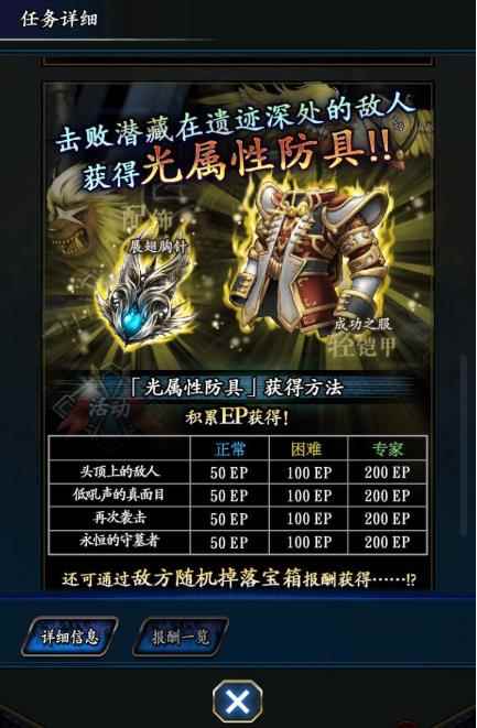 青之战纪深渊活动装备需要量和金钱量_基础需要量