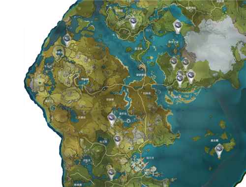 原神夜泊石地图分布一览_石三七的分布