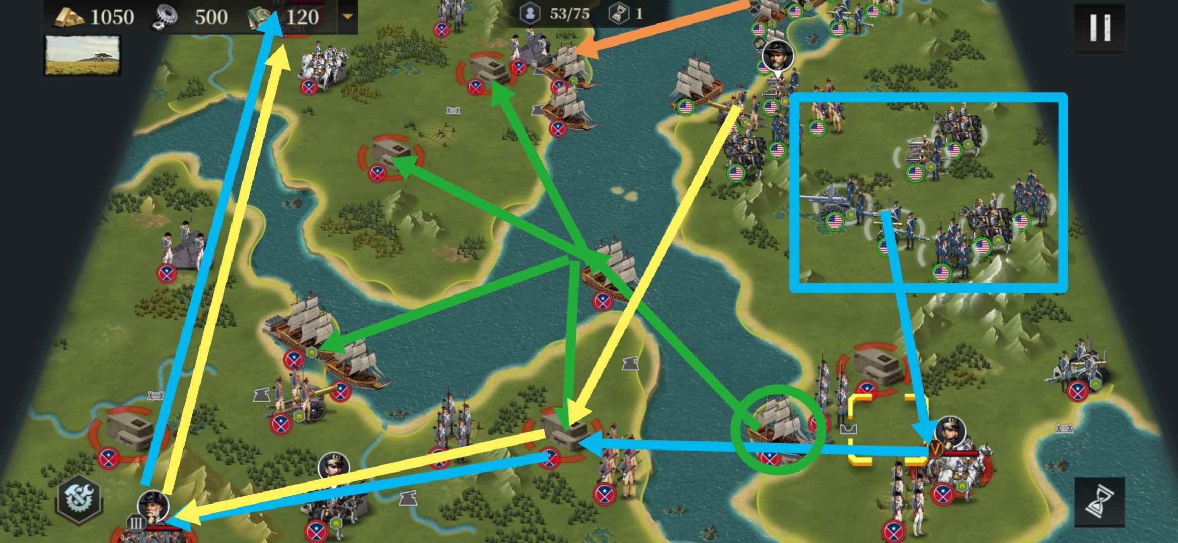 欧陆战争6:1914 1-13挑战攻略