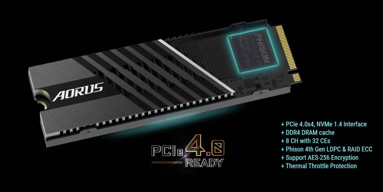 技嘉发布固态硬盘新品:连续读取速度7GB/s_256G固态硬盘