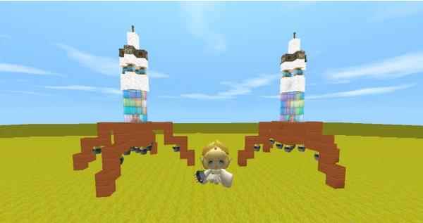 迷你世界:火星探测器装8个推进器,飞行速度超快