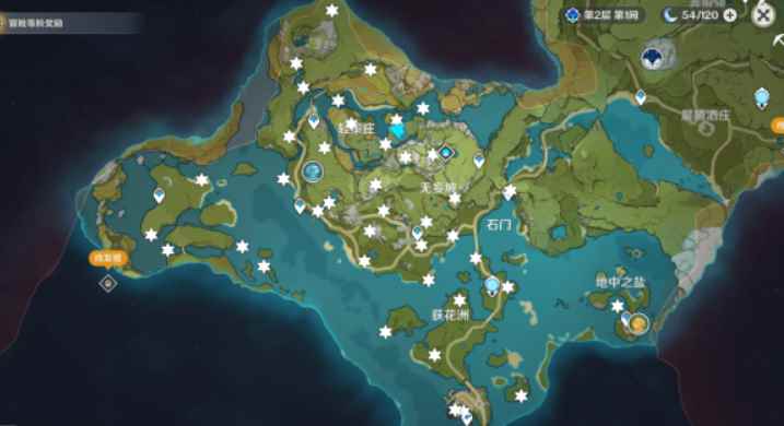 原神岩神瞳分布位置大全:岩神瞳分布地图超清[多图]_岩骨的位置图片