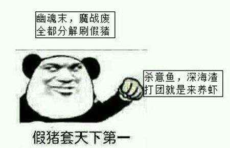 假猪套天下第一是什么梗_地下城的梗