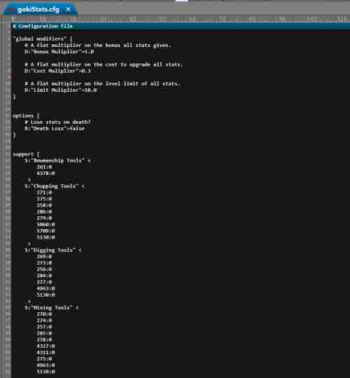 我的世界RPG技能mod天赋技能树配置修改教程