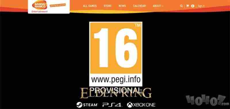 万代更新EldenRing临时评级 游戏目前评级为16+