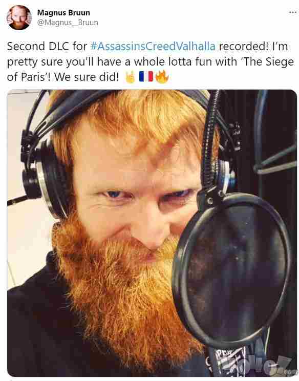 刺客信条英灵殿配音演员表示已经录制巴黎围攻DLC内容