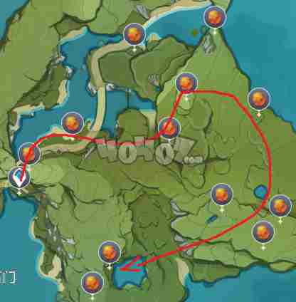 原神烈焰花刷新位置全介绍