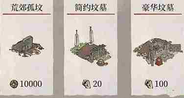 江南百景图坟墓摆放最佳地点位置推荐