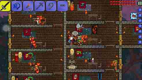 泰拉瑞亚NPC身上冒爱心怎么回事