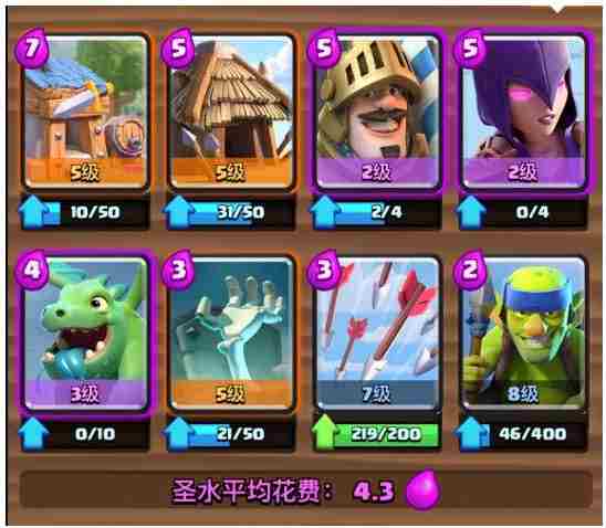 皇室战争兵营推进流卡组推荐