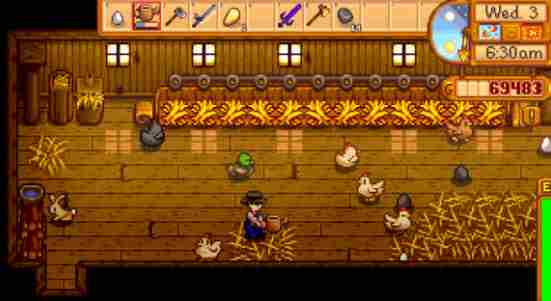 星露谷物语鸡舍怎么升级