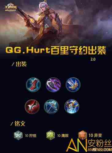 王者荣耀射手荣耀版本还不会出装 QGhurt教你全新射手出装