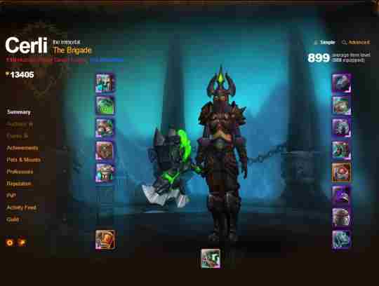 魔兽出现全球首位神器满级玩家