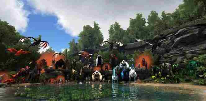 方舟生存进化手机版怎么给龙染色 方舟手游给恐龙染色方法