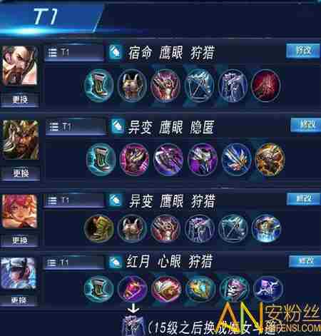 王者荣耀S8版本热门英雄 九日T1梯队强势英雄出装铭文推荐