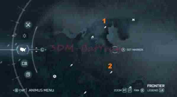 刺客信条3羽毛位置的全收集图文攻略