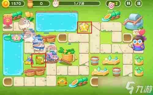 《保卫萝卜4》纸鸢探春第六关攻略