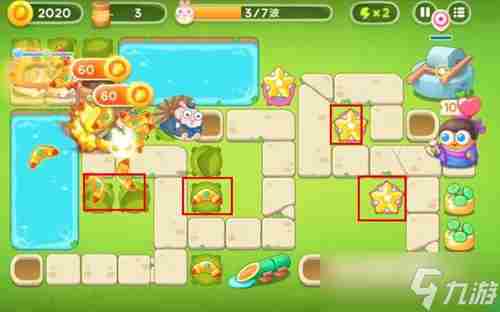 《保卫萝卜4》纸鸢探春第六关攻略