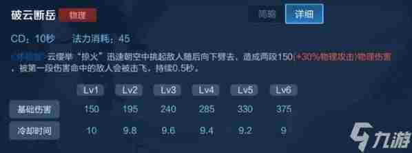 王者荣耀云缨技能介绍