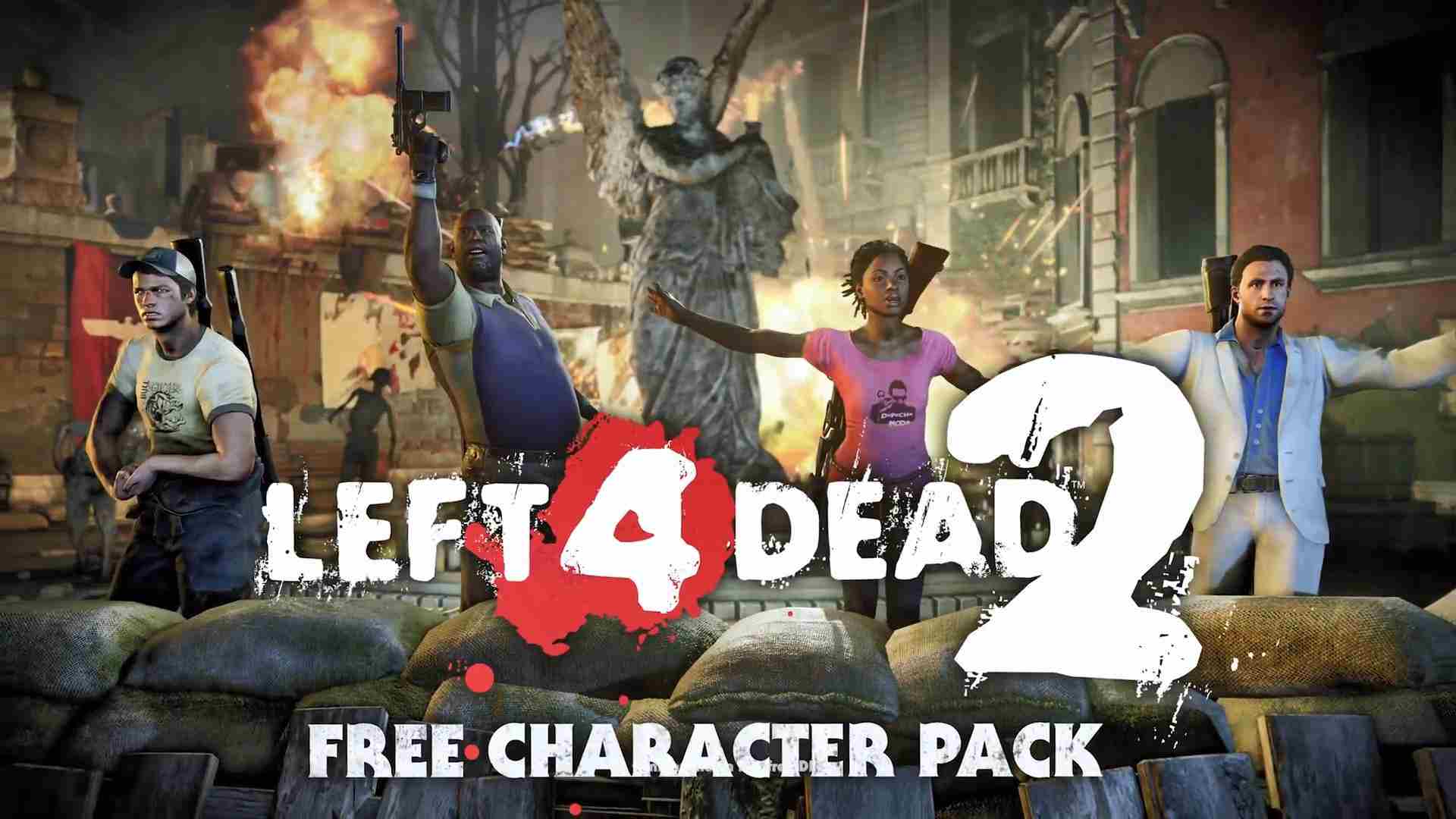 僵尸部队4新免费DLC包 ：《求生之路2》4位角色入场