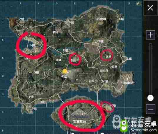 《和平精英》海岛地图信号枪分布点攻略