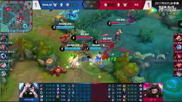 学王者荣耀KPL联赛XQ单带无解曹操击破RNG.M