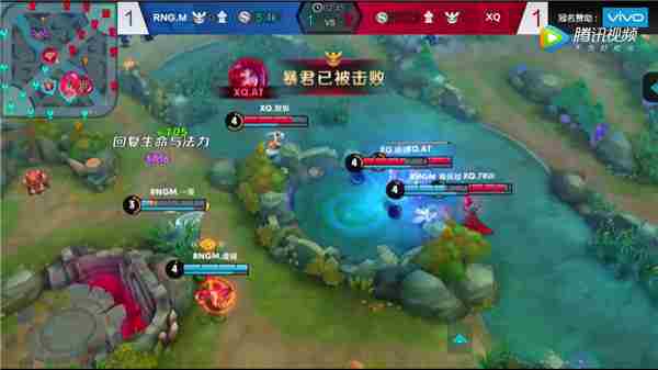 学王者荣耀KPL联赛XQ单带无解曹操击破RNG.M