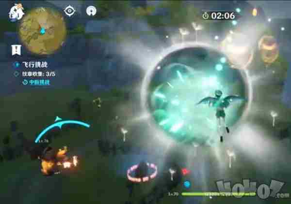 原神飞行挑战徽章位置 第四天飞行挑战徽章在哪