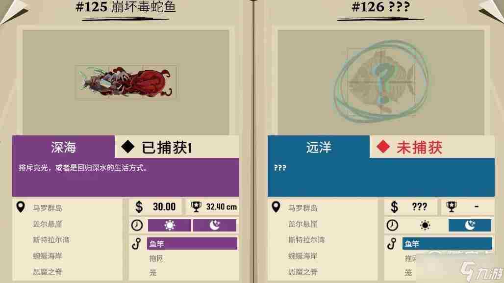 《渔帆暗涌》畸变物种全鱼类介绍