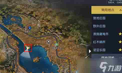 黎明觉醒生机望海为湖藏宝图位置方法