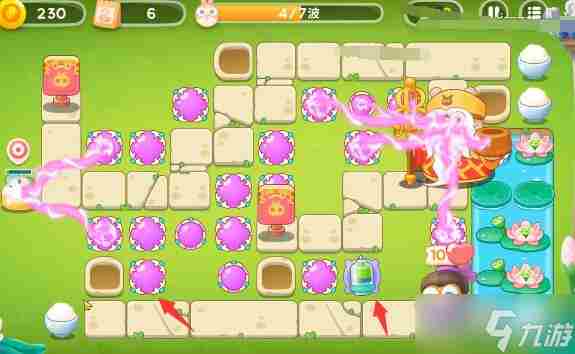 保卫萝卜4夏日垂钓第14关通关图解