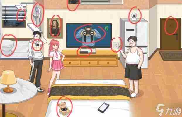 图文世界找出十二个摄像头 找出十二个摄像头通关攻略