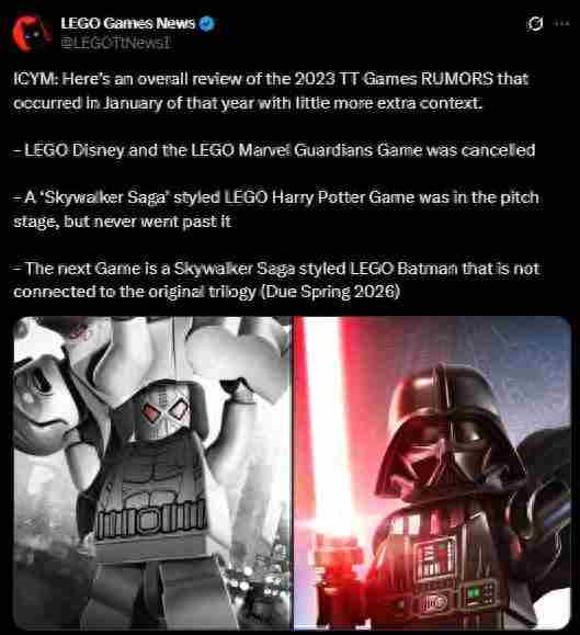 新乐高蝙蝠侠游戏即将面世:填补空窗期的策略性选择