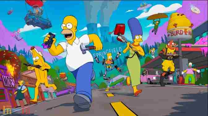 堡垒之夜×辛普森一家联动宣传视频