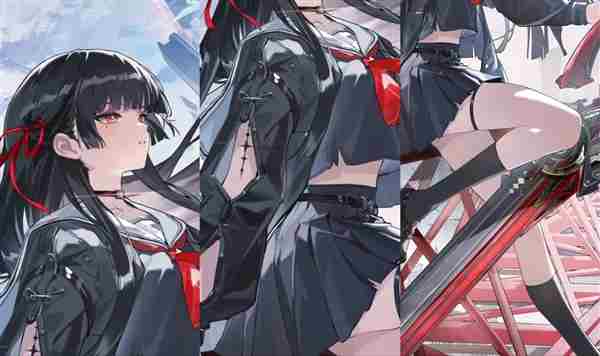 鸣潮新共鸣者千咲立绘图 未来初音cos