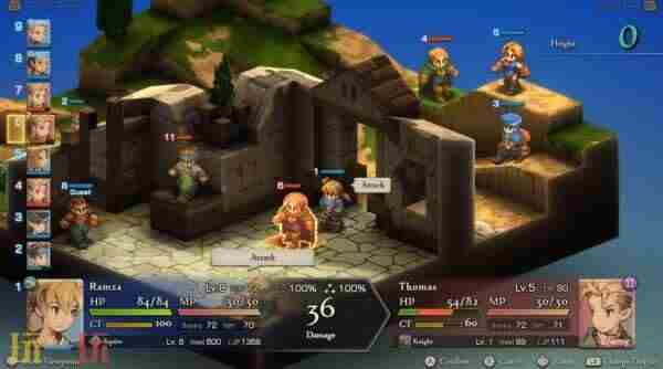 最终幻想战略版:伊瓦利斯编年史战斗系统演示预告