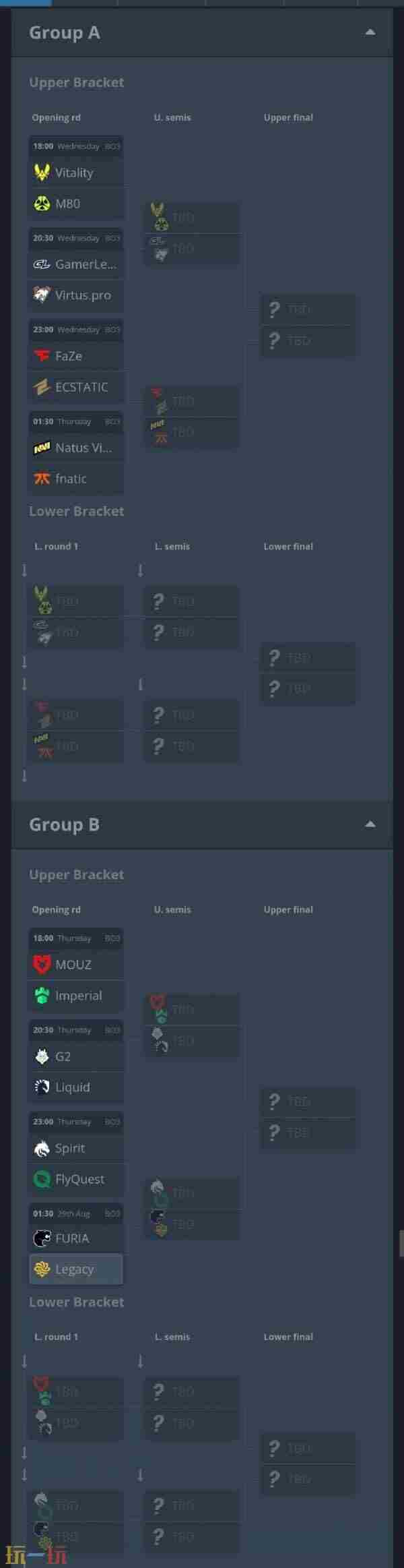 CSGO csgo比赛赛程