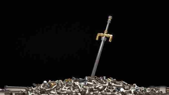 赛博神剑铸造器!火遍全网的男人减速带