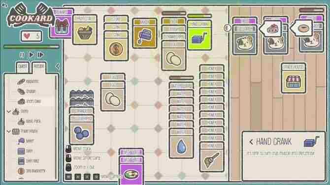 可爱的卡牌面包店游戏Cookard在