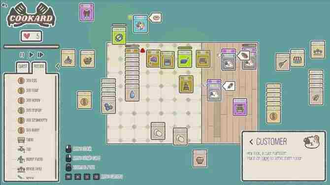 可爱的卡牌面包店游戏Cookard在