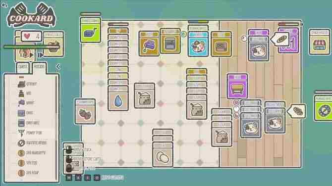 可爱的卡牌面包店游戏Cookard在